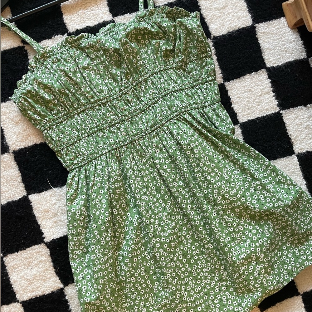 Green Daisy Sundress size M